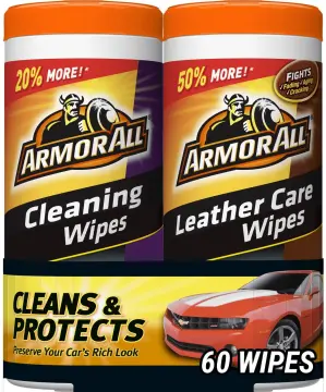  Armor All Car Cleaning Wipes , Wipes for Car Interior
