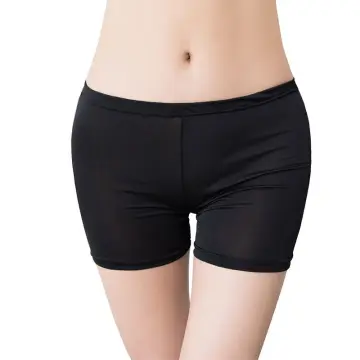 Under Shorts For Women Seamless Ice Silk Cotton Hip Lifting Boxer Panties  No Show Leggings Under Shorts For Dresses