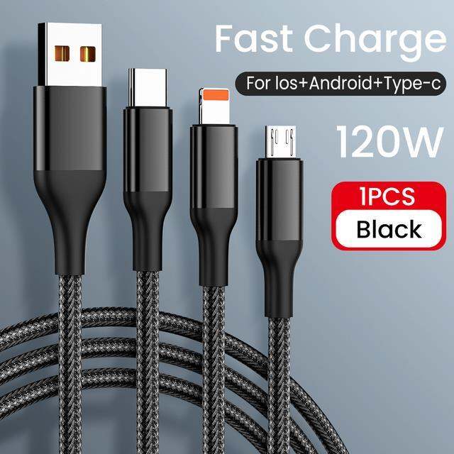 hot-ruxmmmlhj-566-3ใน1-6a-120-usb-fast-ชาร์จสายสำหรับ-iphone-14-13-12-pro-max-ไมโคร-usb-ประเภท-c-สายสำหรับซัมซุง-huawei-xiaomi-2m