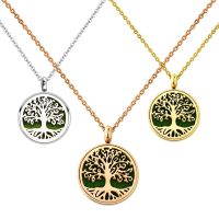 12mm Diffuser Necklace 316L Jewelry Aromatherapy Perfume Locket Pendant With Chain