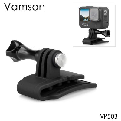 Vamson โกโปรพระเอกกิ๊บติดหมวกขาตั้งยึดสำหรับ2แบบคือ10 9 8 7 6 5 4 YI กล้องเพื่อการกีฬา VP503อุปกรณ์เสริม