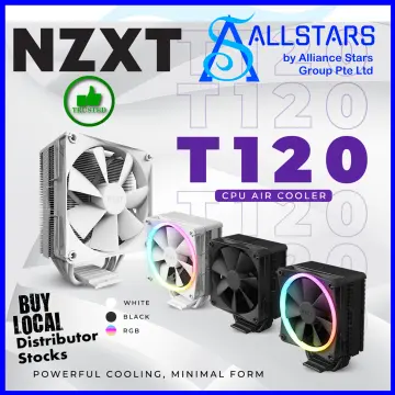 Cooler for NZXT T120 Processor, 120mm, Black, RC-TN120-B1