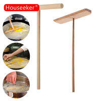 Houseeker 2 ชิ้นไม้เครปที่ทำแพนเค้กปะทะแท่งไม้ทำเครปเครื่องครัวเครื่องมือ