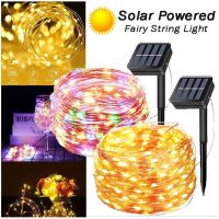 ❐♚ tqw198 2023 LED Lampu Raya Solar Viral Outdoor Waterproof Fairy Light Lip Lap Kelip Kelip2 Klip Hiasan Warna Deco Kelap