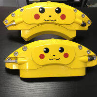 สติกเกอร์ยึดรถ Pikachu ยึดสติกเกอร์เบรคสติกเกอร์ทนอุณหภูมิสูงสติกเกอร์ดัดแปลงบุคลิกภาพ Pikachu ยิ้ม
