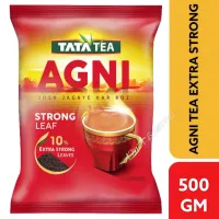 India products ☘ Tata Tea Agni ( EXTRA STRONG ) 500g กรัม ใบชาอินเดีย.500g