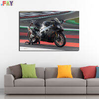 โปสเตอร์ผ้าใบแต่งลายรถจักรยานยนต์1100 FAY-Aprilia RSV4ห้องนั่งเล่นพิมพ์ภาพศิลปะบนผนัง