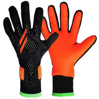 2023 New Youth Adult Goalkeeper Gloves Thickened Knitting Latex Professional Training Football Gloves