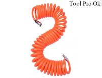 สายลมสปริง PU ขนาด 5x8 (20 เมตร) สีส้ม RECOIL HOSE PU SIZE 5x8 (20 M.) ORANGE