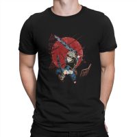 Awesome Japan Warrior T-Shirt For Men Round Collar T Shirts Black Clover Anime Short Sleeve Tees Gift Idea Clothing 【Size S-4XL-5XL-6XL】