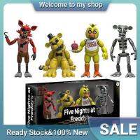 4pcs ห้าคืนที่เฟรดดี้ Funko เกม FNAF การกระทำมินิตัวละครของเล่นบอนนี่ฟ็อกซี่