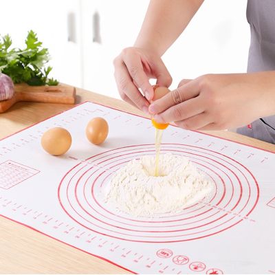 Silicone Baking Mat Non-Stick Baking Sheet Rolling Kneading Dough Mat Cookie Macaron Maker Pastry Cooking Tools Kitchen Gadgets