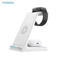 ZZOOI 3 in 1 Wireless Charger Stand 20W Fast Charging Dock Station for Apple Watch iWatch 7 AirPods Pro For iPhone 14 13 12 11 XS XR 8