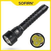 New Sofirn SD09L LED Flashlight 6800lm 21700 USB Rechargeable Underwater Waterproof Torch SST40 Diving Light