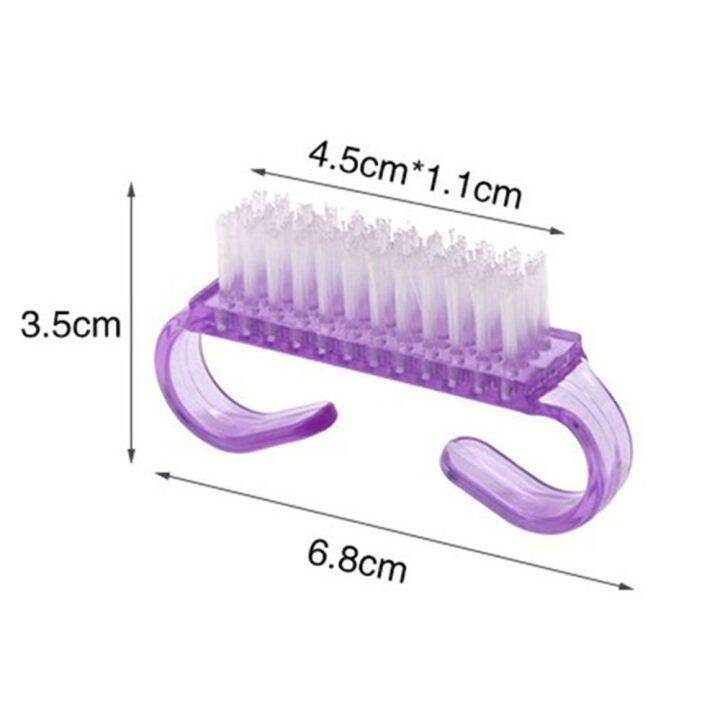 rose-portable-pedicure-5-colors-manicure-nail-dust-brushes-nail-art-accessories-professional-plastic-easy-to-use-cleaner-toolmulticolor