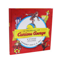 A treasure of Curious George childrens Book Introduction to childrens English reading full color picture book story book red cover Hardcover