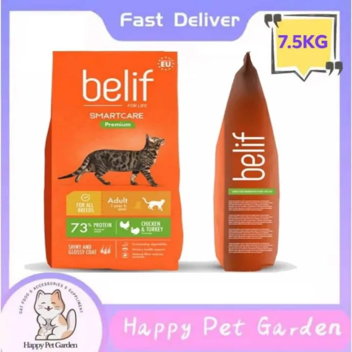 Belif Premium Cat Dry Food Makanan Kucing Chicken Turkey Kg