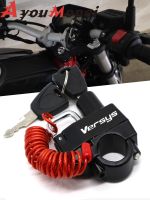 VERSYS LOGO Anti-theft Helmet Lock Security For Kawasaki Versys650 VERSYS 650 2010-2022 Motorcycle Accessories