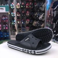 Crocs ผู้ชายแท้และผู้หญิงรองเท้าแตะรองเท้าแตะแบน205392