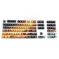 OEM ปุ่มกด PBT ทั้งชุดคีย์แคปแป้นพิมพ์ช่าง PBT Dye-Sublimation Mars ยานอวกาศ Keycaps