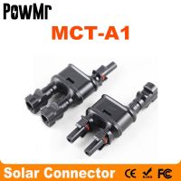 1 Pair Solar PV Branch Connectors Solar Energy Adapter Solar Panel T/ Y Branch Cable Splitter Coupler Combiner MFF FMM