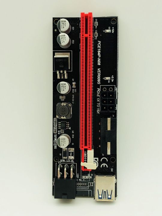 sell-well-huilopker-mall-pcie-riser-6pin-16x-อะแดปเตอร์2-leds-express-sata-สายไฟและสาย-usb-3-0ขนาด60ซม-สำหรับ-btc-miner-antminer-mining