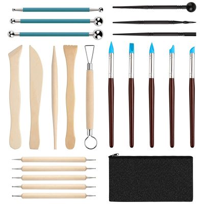 Modelling Tool, Clay Ceramic Tool Set, Sculpting Polymer Clay Tools, Pottery Clay Tool for Sculpture Carving Tool