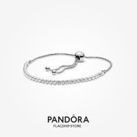 Official Store Pandora Sparkling Slider Tennis Bracelet (Adjustable)