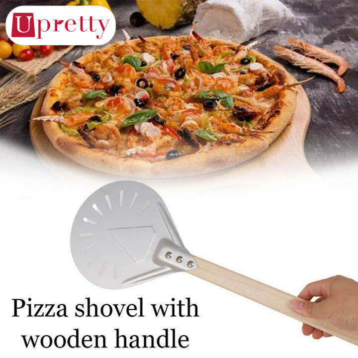 Upretty Perforated Pizza Peel 7/8/9" Pizza Turning Peel for Homemade
