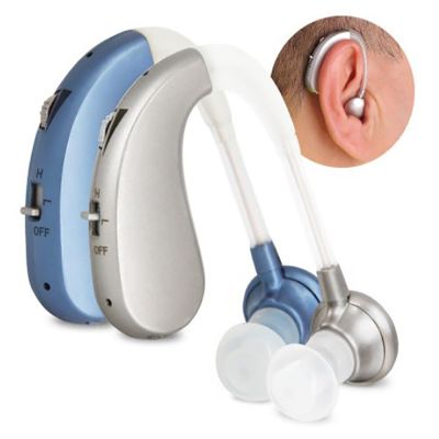 ZZOOI Mini Digital Hearing Aid Sound Amplifier Noise Reduction Wireles USB Adjustable In-Ear Earphone for Elderly Moderats