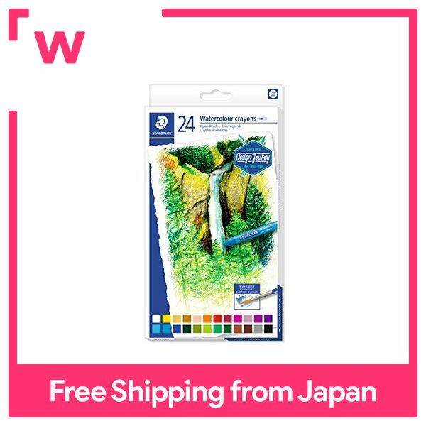 Staedtler Crayons Design Journey Watercolor Crayons Waterbased 24