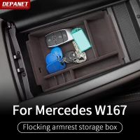 Storage Box For Mercedes Gle W167 Gls X167 Benz Gle 450 Center Console Supplies 2020 Gle 350 Cut Amg 350D 500E Amg Accessories