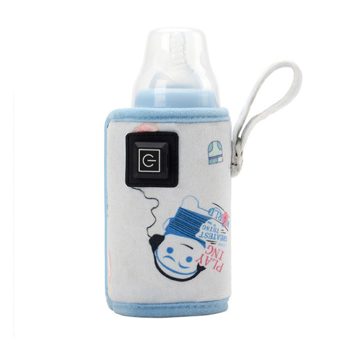 carmelun-รถเข็นเครื่องทำน้ำร้อนนม-usb-รถเข็นถุงรักษาอุณหภูมิทารกเครื่องอุ่นขวดนมเด็กปลอดภัย