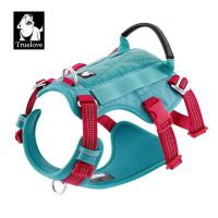 Truelove Escape Proof Pet Harness No Pull Reflective Adjustable Soft Padded Pet Vest Service Dog Harness Handle Climbing TLH7011 Collars