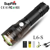 SupFire L6-S Cree XM-L2 1100 Lumens USB Rechargeable Flashlight