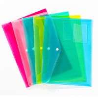 【CW】 File Transparent Color Plastic Office Information