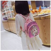 [COD] Childrens new sequins beautiful girls one-shoulder oblique bag cute princess multi-purpose flower girl