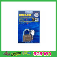 กุญแจ solex แท้ กุญแจล๊อคบ้าน กุญแจล๊อคประตู กุญแจโซเล็กแท้ กุญแจ solex 40 กุญแจ solex 50 ทองเหลืองแท้ มี3ขนาด 40,45,50mm