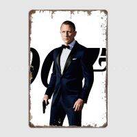 Lupeishop James Bond Skyfall โปสเตอร์ศิลปะคลาสสิกสไตล์นอร์ดิกโลหะดีบุก Plaque - Vintage Wall Decor ในโรงรถร้านกาแฟ Office