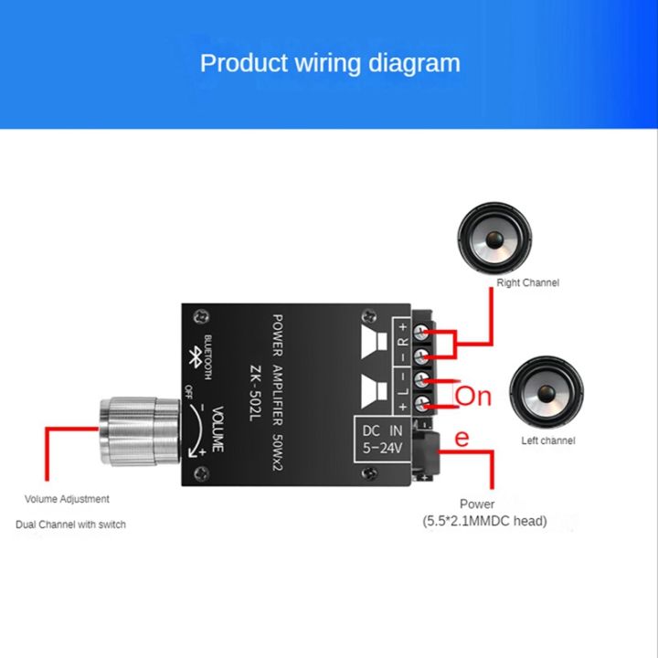 zk-502l-module-5-0-bluetooth-2-x-50w-digital-power-amplifier-board-hifi-fever-high-power-2-0-stereo-enhancement