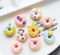 10 pcs/lot New Lovely donuts Flat Back Cabochon Scrapbooking Hair Bow Center Embellishments DIY Accessories