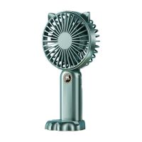 【Ready】? 23 new nd-held fan cute por por silent i student b recrgeable super