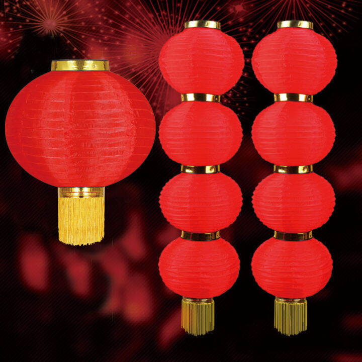 2024 Chinese New Year Lantern Outdoor Waterproof Folding Lantern Spring