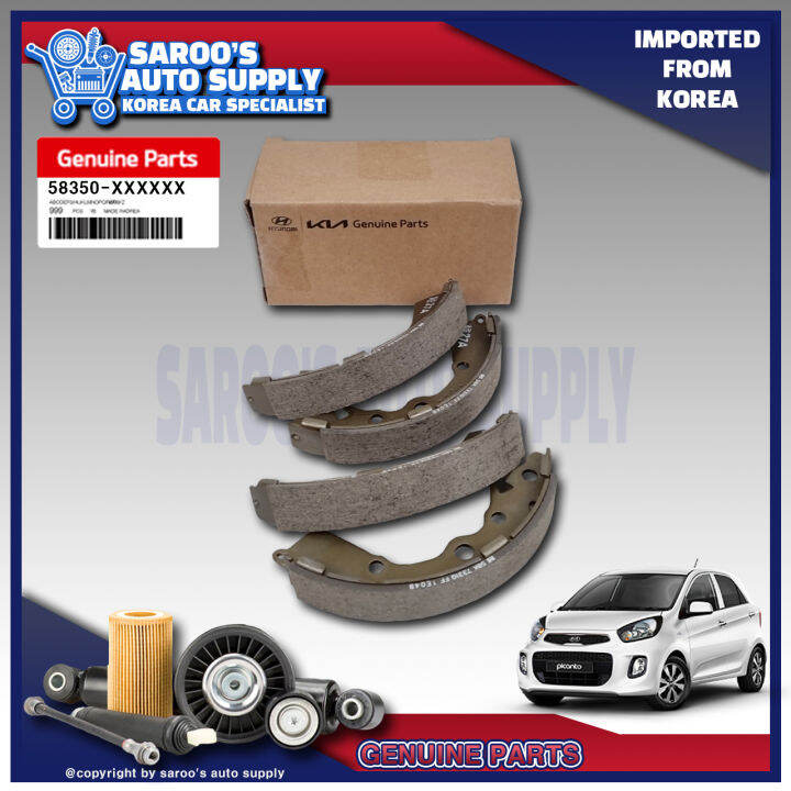 [Genuine] Brake Shoe For Kia Picanto , 20112015 , Original Parts