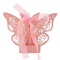 【YF】⊕  10/50/100pcs Boxes Wholesale Favors with for Baby Shower Wedding Birthday Supplies