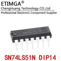 5PCS/LOT SN74LS51N HD74LS51P 74LS51 Two-way 2 wide 2 loses DIP-14 WATTY Electronics