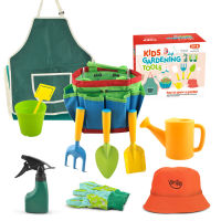 Kids Gardening Tool Set Toy Kids Gardening Set All In One Gardening Tool Set Includes Storage Bag Apron Watering Can Sun Hat