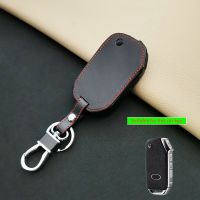 ✴ 3 Buttons Leather Remote Car Key Case For Kia Sportage R GT Stinger GT Sorento Cerato Forte 2018 2019 Key Holder Shield Cover