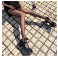 Fishnet Socks Hollow out Bottoming Beautiful Legs Stockings Cosplay Summer New Japanese Black Sexy Bowknot Pantyhose Women Thin