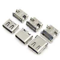 10ชิ้น TYPE-C USB SMD ปลั๊กตัวเมีย61624P 61624PIN HD Penghantaran Muka สำหรับสมาร์ทโฟน Akhir Mengecas Modul Plug